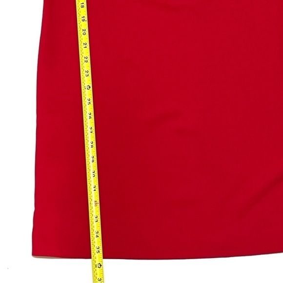 J. JILL Woman Red Midi Scoop Neck Sleeveless Dress Size 12P - Picture 15 of 15